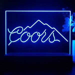 Coors Light Mountain 2 LED Desk Light