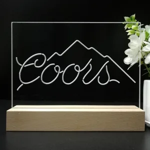 Coors Light Mountain 2 LED Desk Light