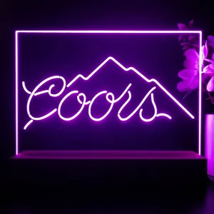 Coors Light Mountain 2 LED Desk Light