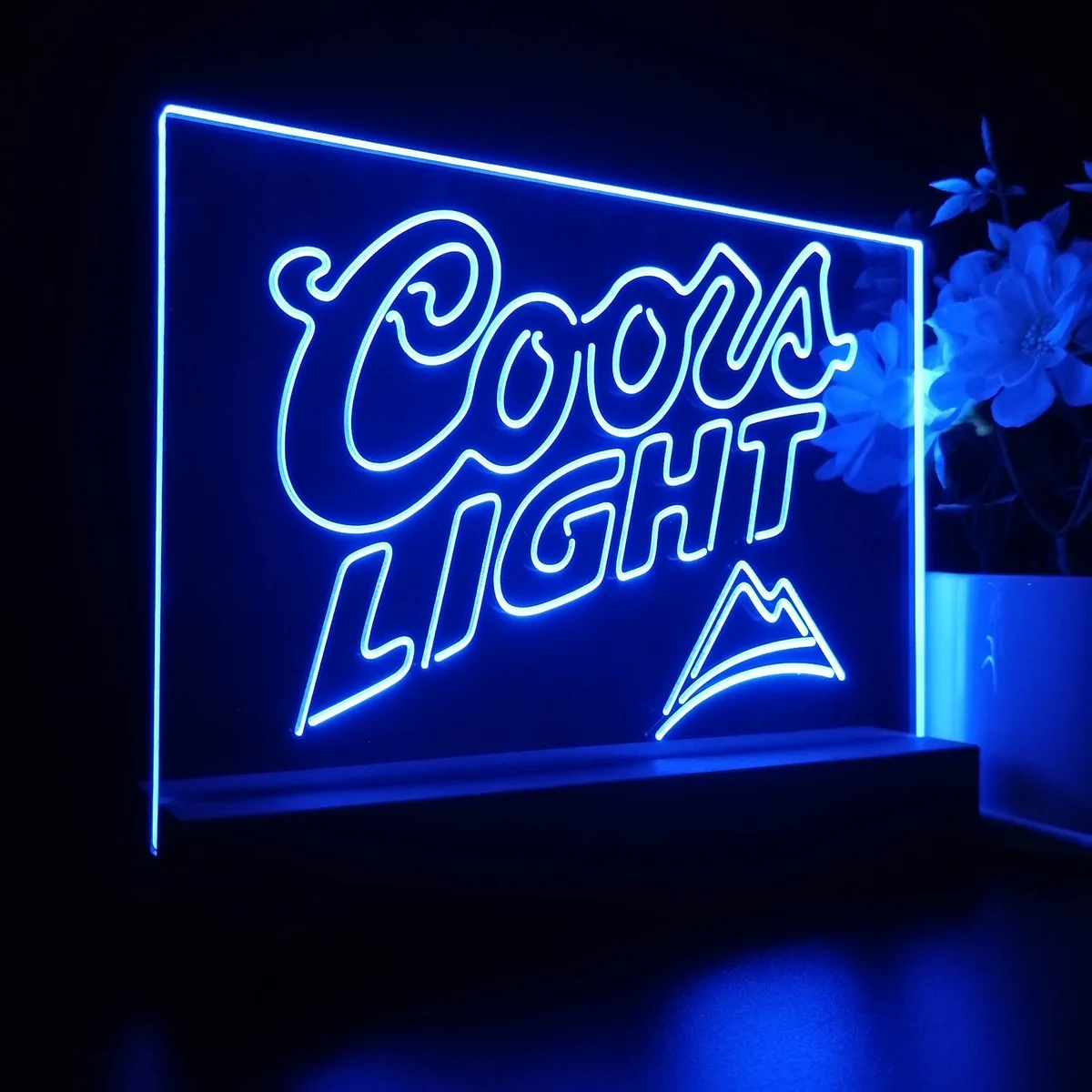 Coors Light Mountain 3 LED Desk Light