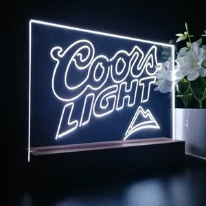 Coors Light Mountain 3 LED Desk Light