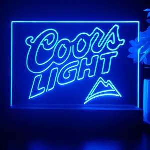Coors Light Mountain 3 LED Desk Light