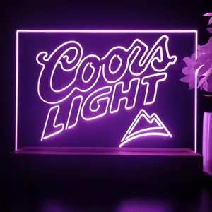 Coors Light Mountain 3 LED Desk Light