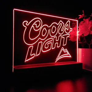 Coors Light Mountain 3 LED Desk Light