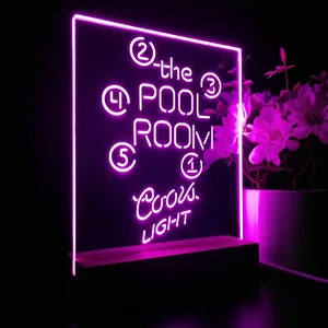 Coors Light Pool Room Billiards LED Desk Light