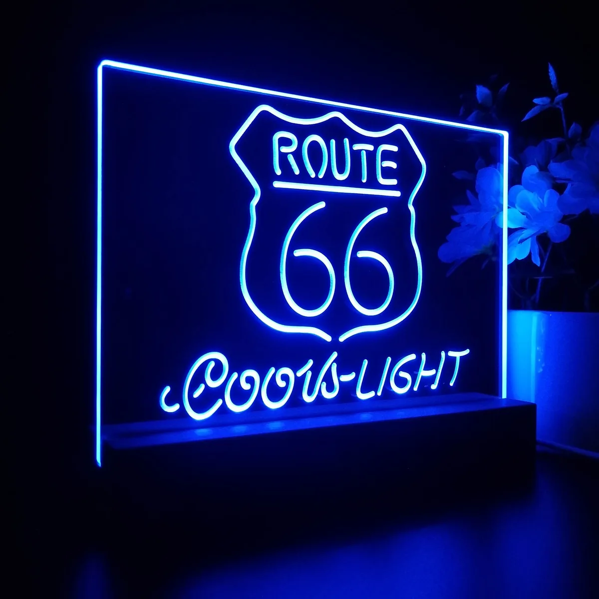 Coors Light Route 66 LED Desk Light