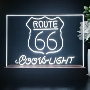 Coors Light Route 66 LED Desk Light