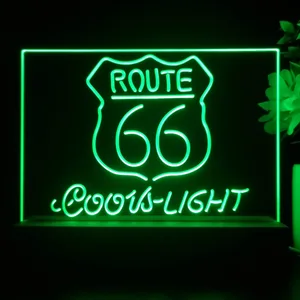 Coors Light Route 66 LED Desk Light