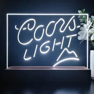 Coors Light Small Mountain LED Desk Light