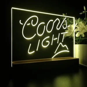 Coors Light Small Mountain LED Desk Light
