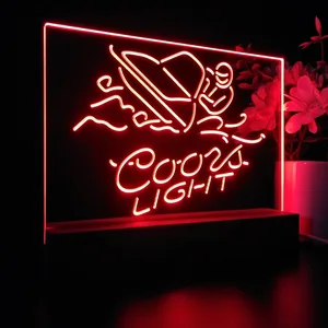 Coors Light Snowmobile LED Desk Light