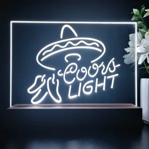 Coors Light Sumbrero LED Desk Light