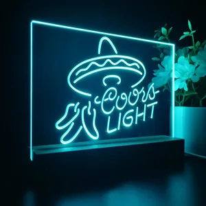 Coors Light Sumbrero LED Desk Light