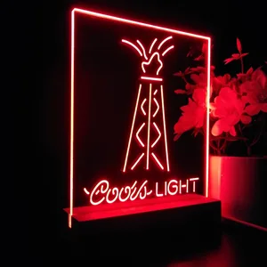 Coors Light Torch LED Desk Light