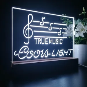 Coors Light True Music LED Desk Light