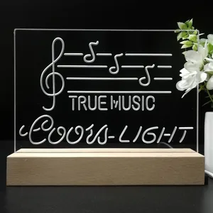 Coors Light True Music LED Desk Light