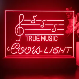 Coors Light True Music LED Desk Light