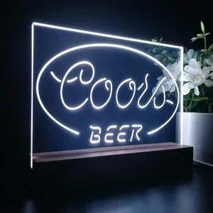 Coors Plain Logo LED Desk Light