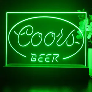 Coors Plain Logo LED Desk Light