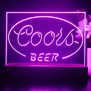 Coors Plain Logo LED Desk Light