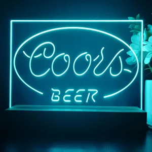 Coors Plain Logo LED Desk Light