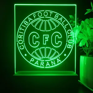 Coritiba Foot Ball Club Logo LED Desk Light