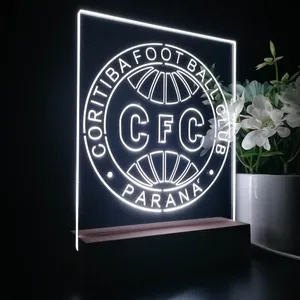 Coritiba Foot Ball Club Logo LED Desk Light