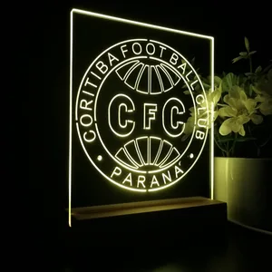 Coritiba Foot Ball Club Logo LED Desk Light
