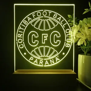 Coritiba Foot Ball Club Logo LED Desk Light