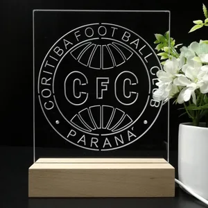 Coritiba Foot Ball Club Logo LED Desk Light