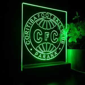 Coritiba Foot Ball Club Logo LED Desk Light