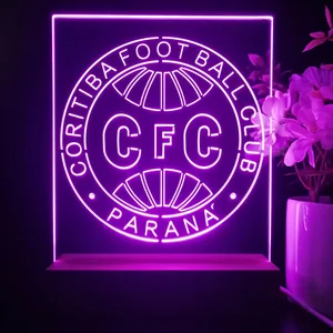 Coritiba Foot Ball Club Logo LED Desk Light