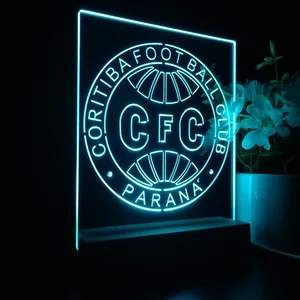 Coritiba Foot Ball Club Logo LED Desk Light