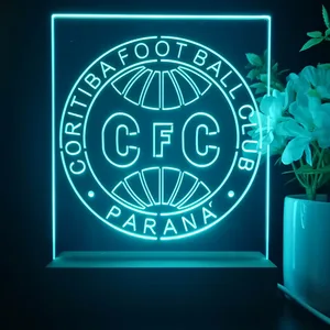 Coritiba Foot Ball Club Logo LED Desk Light