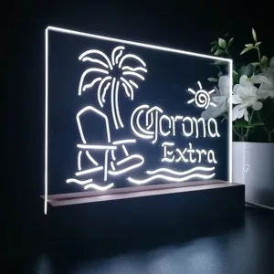 Corona Chair Palm Tree LED Desk Light