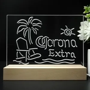 Corona Chair Palm Tree LED Desk Light