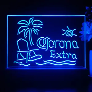 Corona Chair Palm Tree LED Desk Light