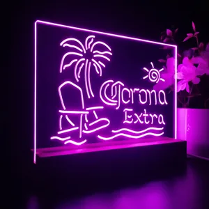 Corona Chair Palm Tree LED Desk Light