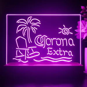 Corona Chair Palm Tree LED Desk Light