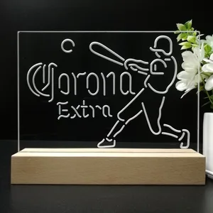 Corona Extra Baseball LED Desk Light
