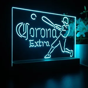 Corona Extra Baseball LED Desk Light