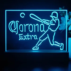 Corona Extra Baseball LED Desk Light