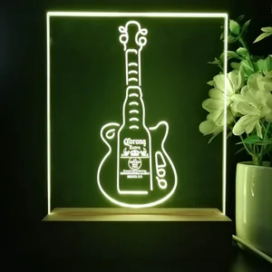 Corona Extra Guitar Bottle LED Desk Light