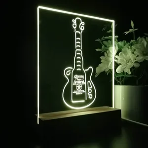 Corona Extra Guitar Bottle LED Desk Light