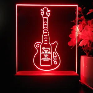 Corona Extra Guitar Bottle LED Desk Light