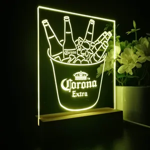 Corona Extra Ice Bucket Beer LED Desk Light