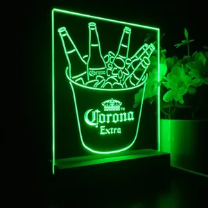 Corona Extra Ice Bucket Beer LED Desk Light