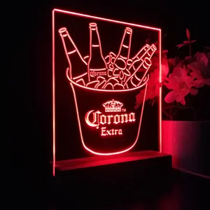 Corona Extra Ice Bucket Beer LED Desk Light