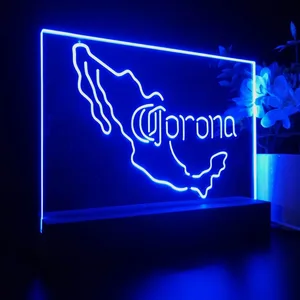 Corona Extra Mexico Map LED Desk Light