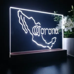 Corona Extra Mexico Map LED Desk Light